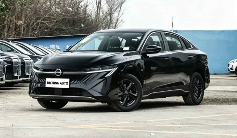 2026 Nissan Sylphy Tech Edition 1.6L CVT black compact sedan front three-quarter view
