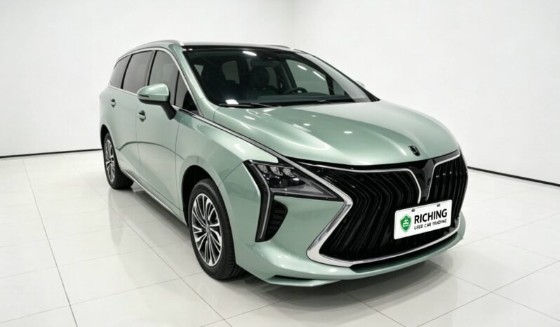 2022 Dongfeng Forthing Youya dark green MPV front view for sale