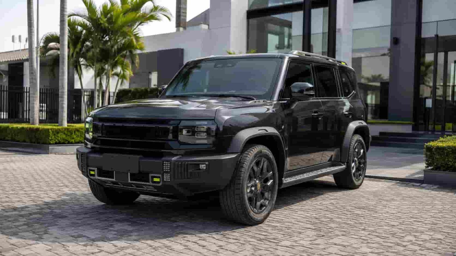 Jetour Shanhai large SUV at a Lagos Nigeria premium car dealer lot targeting corporate and oil sector buyers